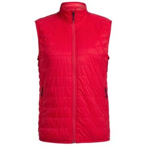 Men's Red Quilted Lightweight Vest Jacket